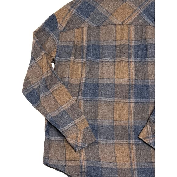 Valor Collective Plaid Flannel Shirt S Soft 2 Pocket Boho Comfortable - Picture 7 of 16